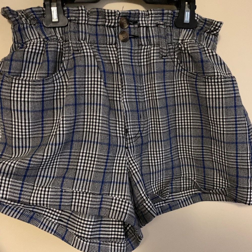 American Eagle High Waist Plaid Short